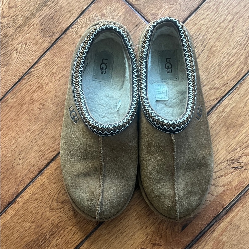 UGG Brown Suede Slip-On Shoes